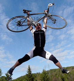 Anders i JFF sykkelklær